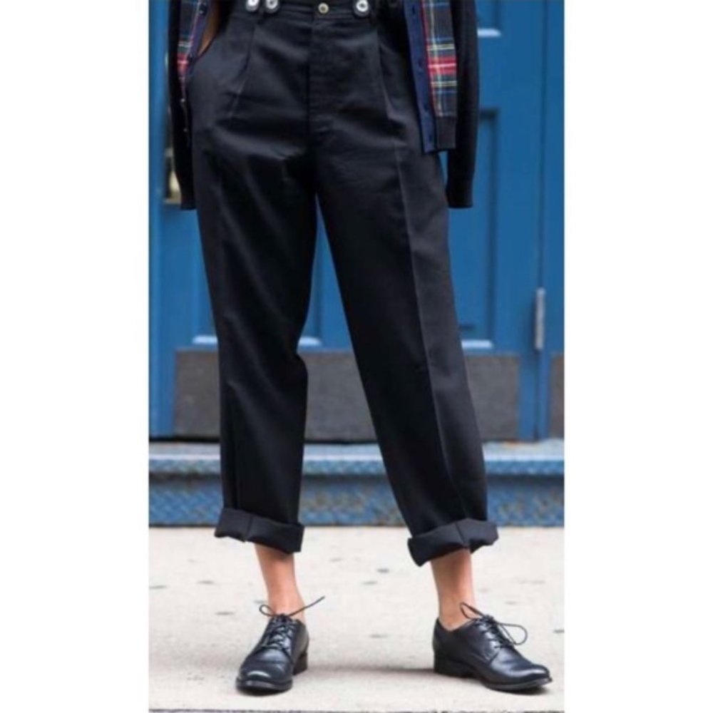 $349 Frye Carson Classic Oxford Academia Black Leather Lace Up Heeled Ankle Boot - Picture 3 of 16